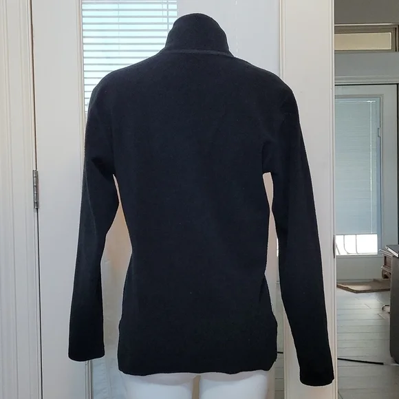 Mountain Hardwear Black Fleece Quarter Zip Pullover Sweater - Picture 5 of 7